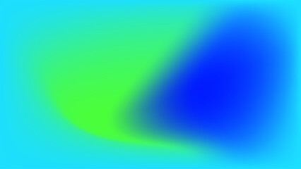 Abstract gradient of blue and green hues