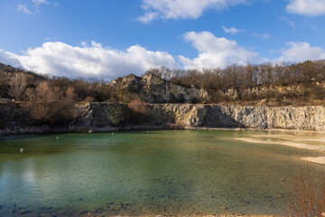 Quarry Lake at Janicuv vrch (Mariansky Mlyn, Czech Republic)