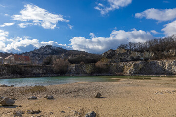 Quarry Lake at Janicuv vrch (Mariansky Mlyn, Czech Republic)