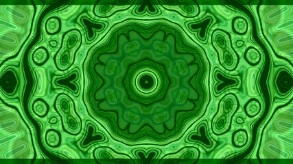 Seamless tunnel video loop showcasing swirling green patterns for immersive screensaver experience