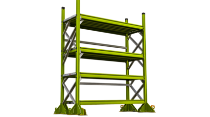 Modular Industrial Steel Shelving Unit