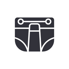 Diaper Icon Clean Cloth Nappy Symbol Infant Protection