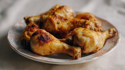 Grilled chicken drumsticks glisten, evoking summer picnics, culinary alchemy, and the vibrant festivity of National Picnic Day