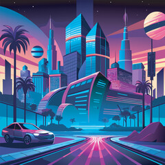 Neon Future City
