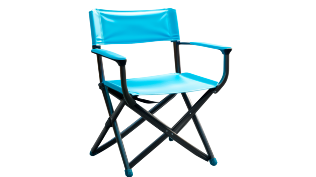 Portable Blue Director's Chair