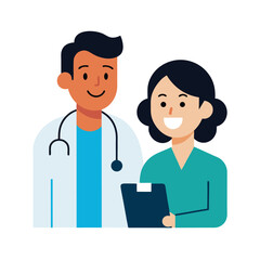 Doctor Consulting Patient Smiling