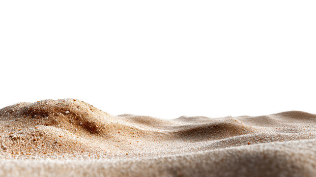 Golden sand dunes with textured granular surface