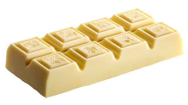 White Chocolate Bar with Square Segments