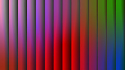 Deep Blue Neon Light Stripes Abstract Background