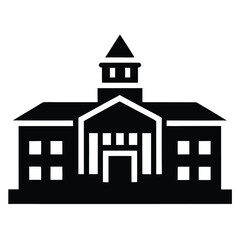 campus icon on white