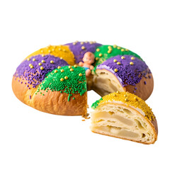 Celebrate Mardi Gras with sweet King Cake delight