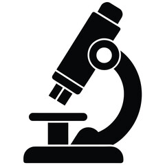 microscope icon on white