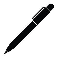 pen icon on white backgroundvector