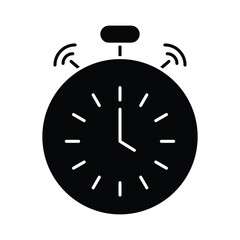 Alarm silhouette Clock