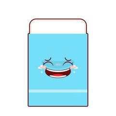 eraser laughing face cartoon cute