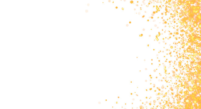 Golden Glow: A radiant display of golden particles gracefully cascading across the frame, exuding warmth and light, creating a sense of ethereal beauty and dynamism.