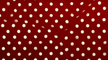 Classic red polka dot pattern desktop wallpaper