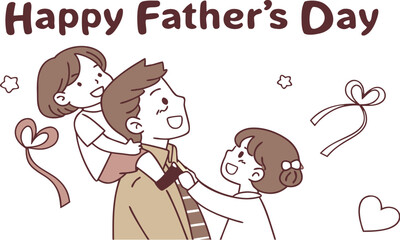 Wedding cartoon illustration of loving bride and groom couple kissing with wedding rings