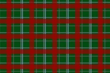 A festive plaid pattern combining green and red tones, often used in Christmas-themed designs and fabrics.