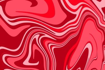 A vivid red marble swirl pattern featuring flowing lines and rich tones, creating a dynamic, energetic effect.