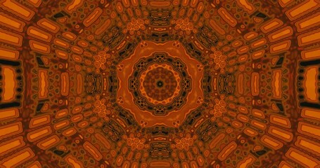 Vibrant tunnel video loop in warm tones for seamless visual experience