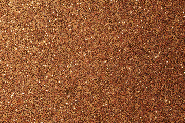 Copper Glitter Paper Texture with Sparkling Finish
