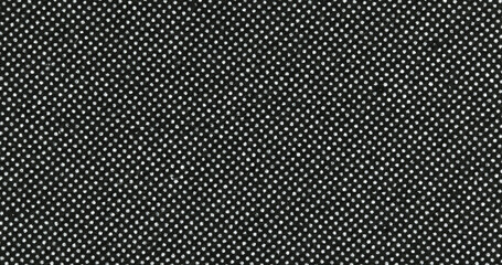 Extreme Close-Up of Dense Black and White Dot Matrix Pattern