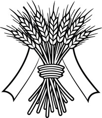 Hand drawn cartoon pizza slice illustration with toppings