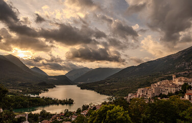 Lake Barrea is an artificial lake in the province of L'Aquila, in the Alto Sangro area; created in...