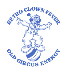 Retro Clown Illustration – 