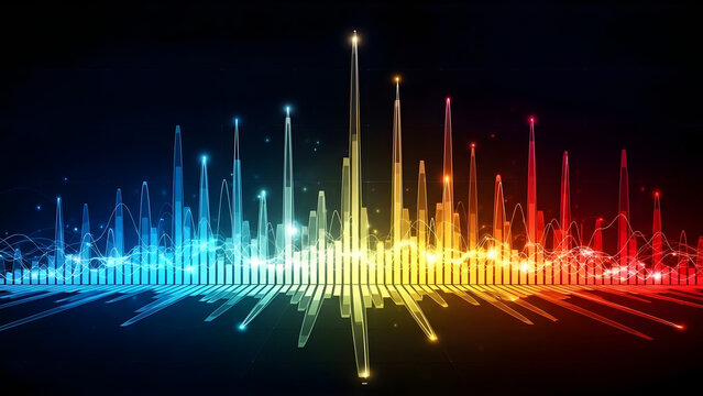 abstract blue background with lines