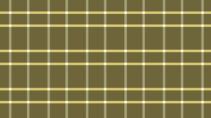 A textured fabric pattern in olive green with alternating yellow and white lines, forming a grid design.