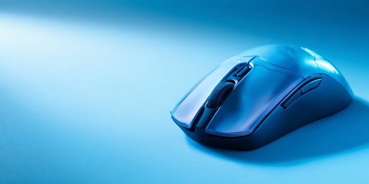 Gaming mouse on a pad