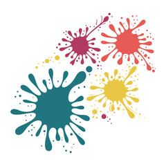  paint splatter vector