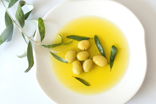 Olive oil and olives