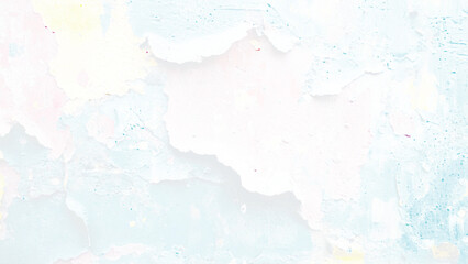 Old distressed blue wall detail