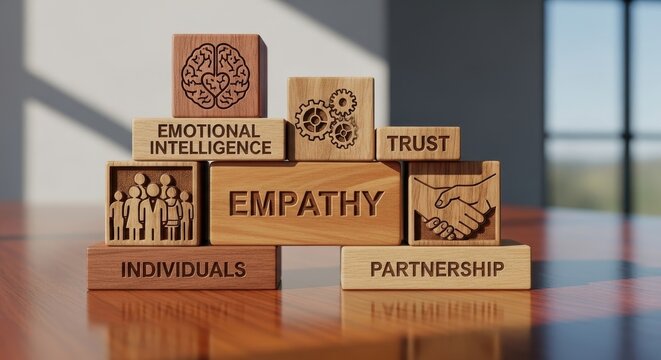 Empathy and Emotional Intelligence Concept. Ai generation