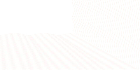 Futuristic Abstract glowing wave lines on white background. Dynamic wave pattern. Suit for poster, banner, brochure, cover, website, flyer. Vector illustration