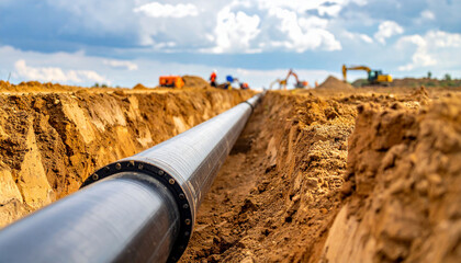 Pipeline Construction Site
