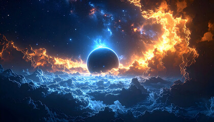 Cosmic Planet and Clouds