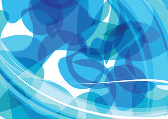 Abstract Futuristic Blue Abstract Background with Geometric Lines Pattern. Modern Technology Graphic Design. Illustration Vector Design