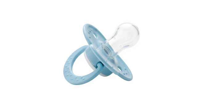 Baby pacifier isolated on white.