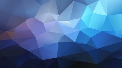 Fototapeta premium Abstract Geometric Gradient Background Design Featuring Light and Dark Blue Tones with Soft Transition and Triangular Shapes for Creative Projects