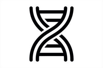 Fototapeta premium DNA Helix Icon