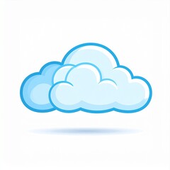  Floating Cloud with Soft Shadow
