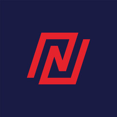 Letter N logo vector template element