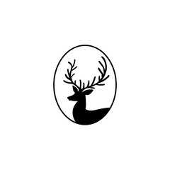 A Deer Vector Art, Logo, 