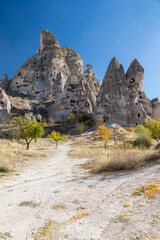 Höhlenwohnungen in Uchisar, Kappadokien