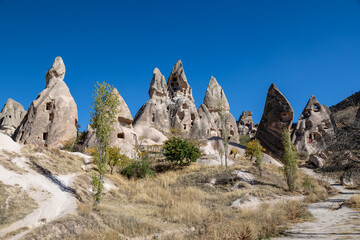 Höhlenwohnungen in Uchisar, Kappadokien