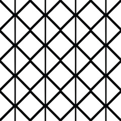 Minimalist Diamond Lattice Pattern Geometric Fence Logo